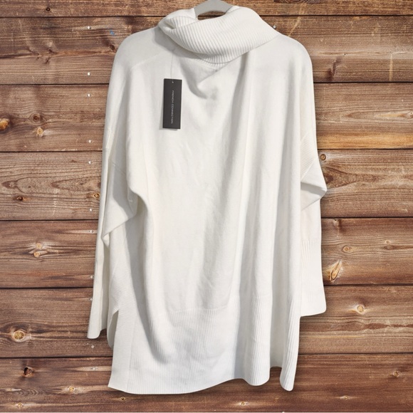 ✨NWT!✨ FRENCH CONNECTION Babysoft Cowl Neck Jumper Winter White – Women’s 2X NWT - Picture 3 of 10